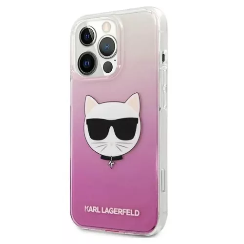 Karl Lagerfeld KLHCP13XCTRP iPhone 13 Pro Max 6,7" hardcase rózsaszín/pink Choupette Head tok