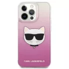 Karl Lagerfeld KLHCP13XCTRP iPhone 13 Pro Max 6,7" hardcase rózsaszín/pink Choupette Head tok