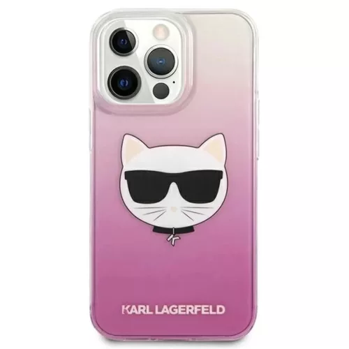 Karl Lagerfeld KLHCP13XCTRP iPhone 13 Pro Max 6,7" hardcase rózsaszín/pink Choupette Head tok