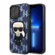 Karl Lagerfeld KLHCP13XPMNIKBL iPhone 13 Pro Max 6.7" keménytok kék/kék Monogram Ikonik Patch