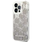 Karl Lagerfeld KLHCP14LLMNMS iPhone 14 Pro 6.1" tok ezüst / ezüst Liquid Glitter Monogram
