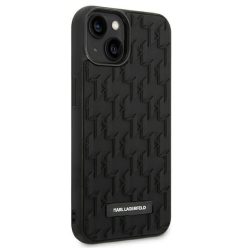   iPhone 14 Plus Karl Lagerfeld 3D Monogram tok fekete (KLHCP14MRUPKLPK)