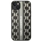 Karl Lagerfeld KLHCP14MPGKLSKG iPhone 14 Plus 6.7 "hardcase szürke / szürke Monogram Stripe tok
