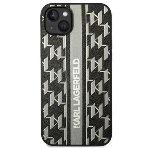 Karl Lagerfeld KLHCP14MPGKLSKG iPhone 14 Plus 6.7 "hardcase szürke / szürke Monogram Stripe tok
