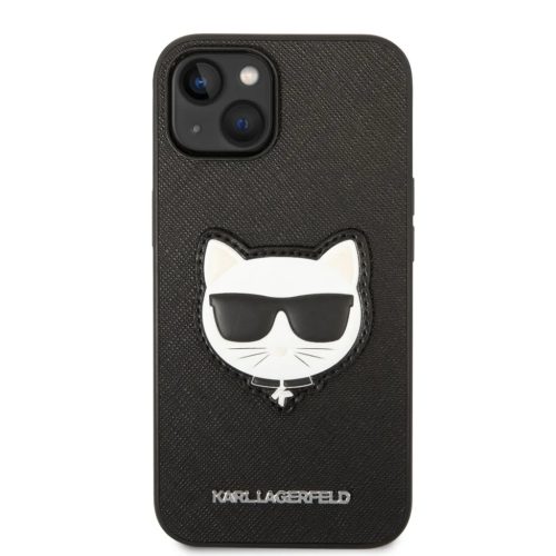 iPhone 14 Plus Karl Lagerfeld PU Saffiano Choupette Head tok fekete (KLHCP14MSAPCHK)