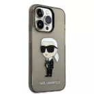 iPhone 14 Pro Max KLHCP14XHNIKTCK Karl Lagerfeld IML Ikonik NFT tok fekete