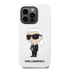iPhone 14 Pro Max Karl Lagerfeld KLHCP14XSNIKBCH Liquid Silicone Ikonik NFT tok fehér