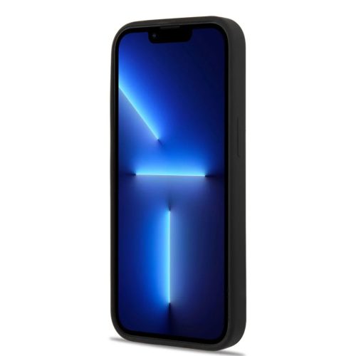 iPhone 14 Plus Karl Lagerfeld Liquid Silicone Karl és Choupette MagSafe kompatibilis tok fekete (KLHMP14MSSKCK)