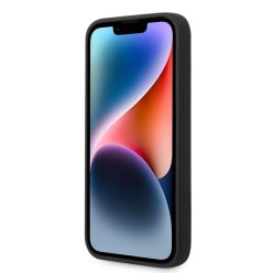   iPhone 14 Plus Karl Lagerfeld Karl Head MagSafe szilikon tok fekete (KLHMP14MSLKHBK)