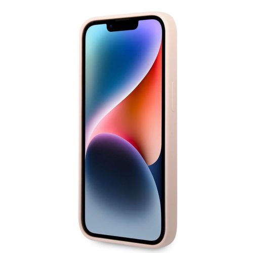 iPhone 14 Plus Karl Lagerfeld Karl Head MagSafe szilikon tok rózsaszín (KLHMP14MSLKHLP)