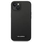 Karl Lagerfeld KLHMP14MSLMP1K iPhone 14 Plus 6.7" hardcase fekete / fekete Szilikon Plaque Magsafe tok