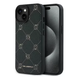 iPhone 15 Plus Fekete Karl Lagerfeld Karl Head MagSafe tok