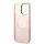 iPhone 14 Pro Max Karl Lagerfeld Karl Head MagSafe szilikon tok rózsaszín (KLHMP14XSLKHLP)