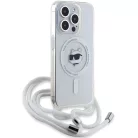 Karl Lagerfeld IML Choupette Head & Cord MagSafe tok iPhone 14 Pro Max - átlátszó