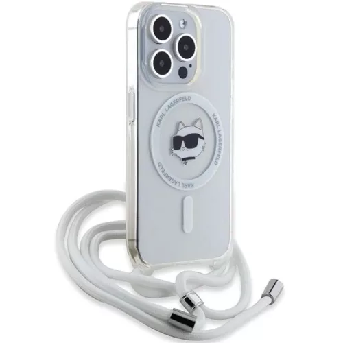 Karl Lagerfeld IML Choupette Head & Cord MagSafe tok iPhone 14 Pro Max - átlátszó