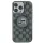 iPhone 16 Pro Fekete Karl Lagerfeld IML Monogram Karl & Choupette Head MagSafe tok