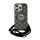 iPhone 15 Pro Max Karl Lagerfeld IML Monogram Crossbody K&CH Heads MagSafe tok, Fekete