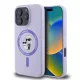 iPhone 16 Pro lila Karl Lagerfeld Liquid Silicone Karl and Choupette MagSafe tok