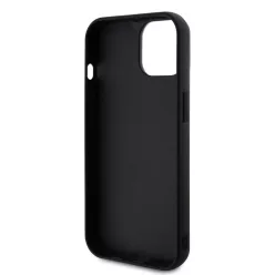   iPhone 15 Fekete Karl Lagerfeld KLHCP15S3DMBKCK 3D Rubber Glitter Logo tok