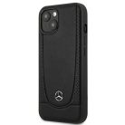 Mercedes MEHCP14MARMBK iPhone 14 Plus 6.7 "black/black hardcase Leather Urban tok