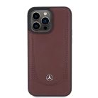 Mercedes MEHCP15XARMRE iPhone 15 Pro Max 6.7" piros/piros kemény tok bőr Urban Bengale tok