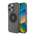 Mercedes PC/TPU Csillagmintás MagSafe tok iPhone 16 Pro fekete tok
