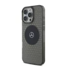 Mercedes PC/TPU Csillagmintás MagSafe tok iPhone 16 Pro fekete tok