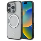Eredeti Mercedes keménytok IPHONE 16 PRO nyomtatott logóval MagSafe (MEHMP16L23HUOKC) átlátszó tok
