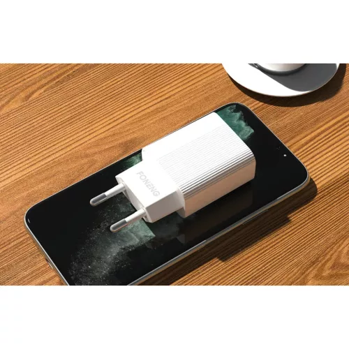 Foneng EU28 hálózati töltő adapter + USB-A - USB-C kábel QC 3.0