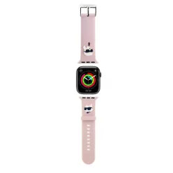   Karl Lagerfeld Karl and Choupette Head NFT Watch Strap for Apple Watch 38/40/41 Pink
