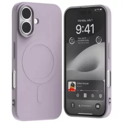 Mercury MagSafe Semi-Silicone iPhone 16 6,1" lila tok