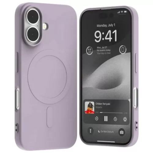 Mercury MagSafe Semi-Silicone iPhone 16 6,1" lila tok