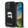 iPhone 16 Pro fekete Karl Lagerfeld Liquid Silicone Karl Head MagSafe tok