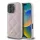 iPhone 16 Pro rózsaszín Original Case GUESS Steppelt Fém Logó GUHCP16LPSQSQSP tok