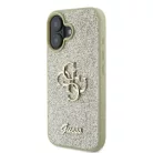 iPhone 16 Plus Arany Original Case GUESS hardcase Fixed Glitter Big 4G GUHCP16MHG4SGD tok