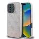 iPhone 16 Pro rózsaszín Guess Eredeti kemény tok 4G Alsó Csík GUHCP16LG4GLPI