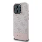 iPhone 16 Pro rózsaszín Guess Eredeti kemény tok 4G Alsó Csík GUHCP16LG4GLPI