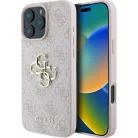 iPhone 16 Rózsaszín GUESS tok GUHCP16S4GMGPI (4G PU Big Logo)