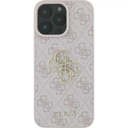 iPhone 16 Rózsaszín GUESS tok GUHCP16S4GMGPI (4G PU Big Logo)