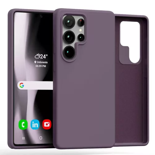 Samsung Galaxy S25 Ultra lila Mercury Silicone tok