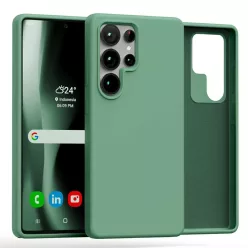 Samsung S25 Ultra zöld Mercury Silicone tok