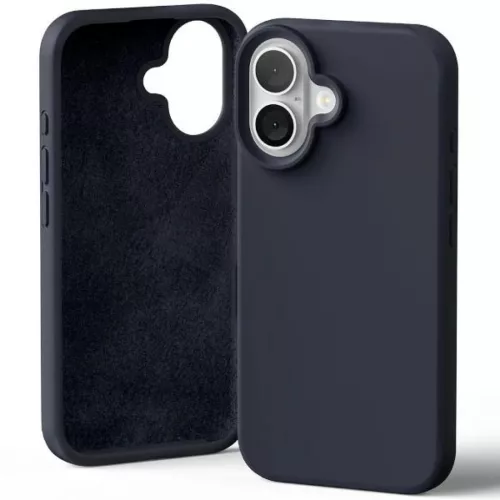 iPhone 16 Mercury Silicone kék tok