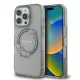 iPhone 16 Pro Fekete Original Case GUESS IML Flowers Wreath Magsafe GUHMP16LHFWFCK tok