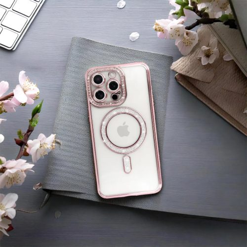 Bling MagSafe tok Samsung Galaxy A15 5G pink