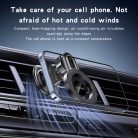 Yesido Mágneses autós tartó C209 Magsafe légbeömlőre fekete