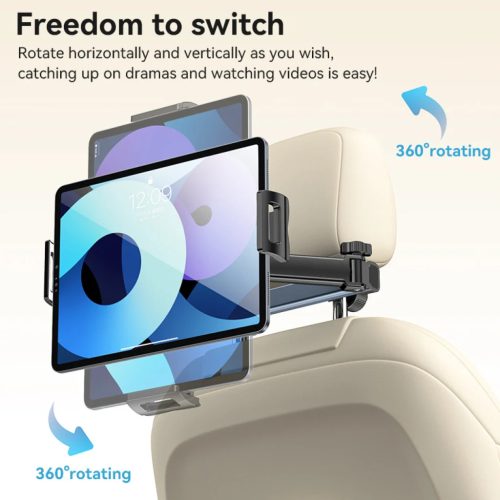 Yesido autós tablet tartó fejtámlára C294 fekete