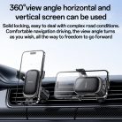 Yesido Gravity autós telefontartó C247 szellőzőre fekete