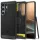 Samsung Galaxy S25 Ultra Spigen Rugged Armor Mag Magsafe Matt Fekete tok
