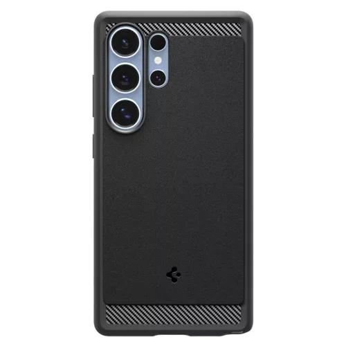 Samsung Galaxy S25 Ultra Spigen Rugged Armor Mag Magsafe Matt Fekete tok