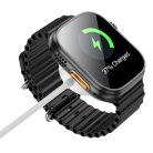 Borofone vezeték nélküli indukciós töltő BQ37 Star 2,5W iWatch 1-9, SE/SE2, Samsung Ultra/Ultra2 fehér